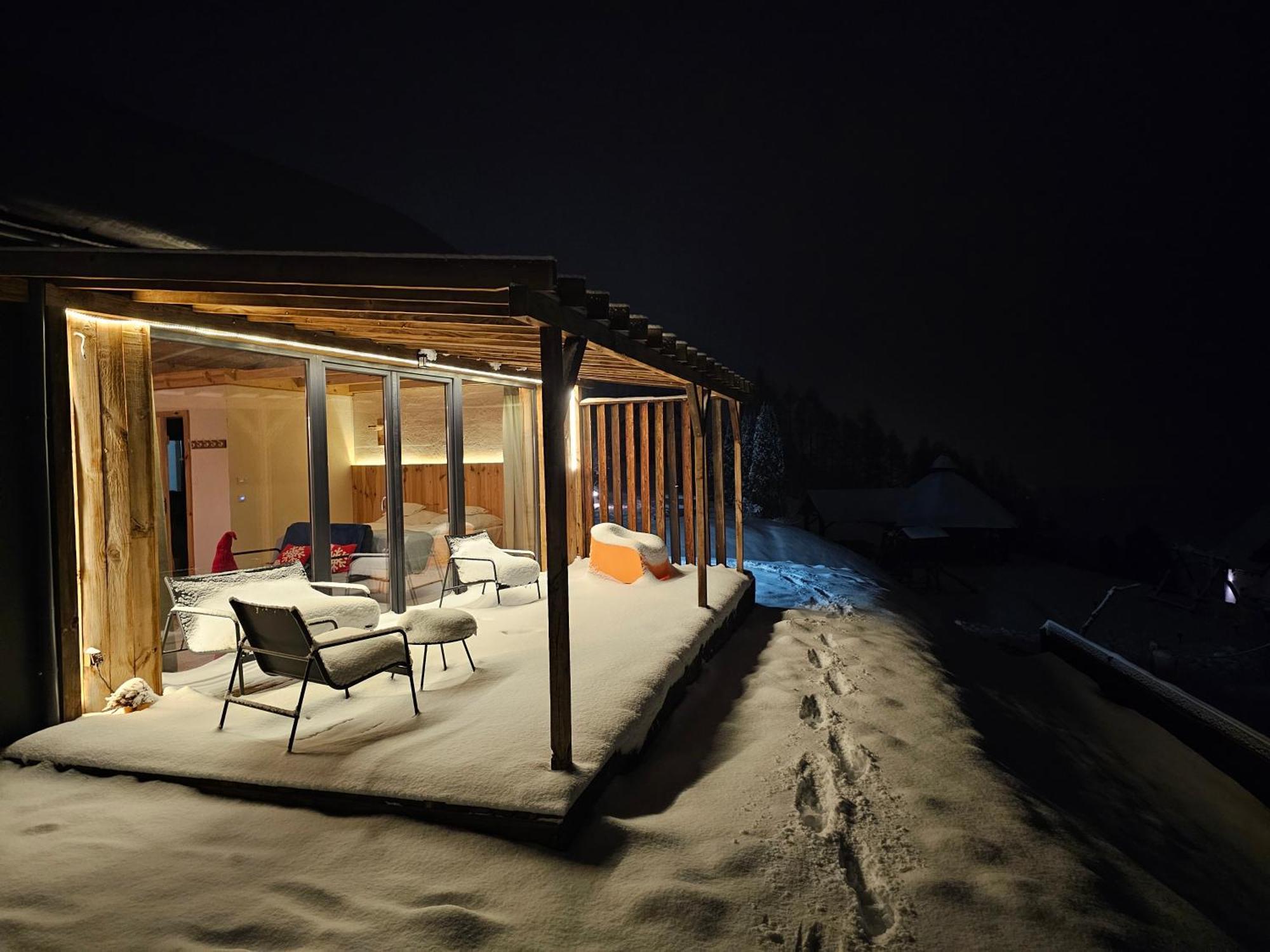 Chata W Bieszczadzie Apartamenty I Domki Z Sauna Bieszczady Polańczyk Exterior foto