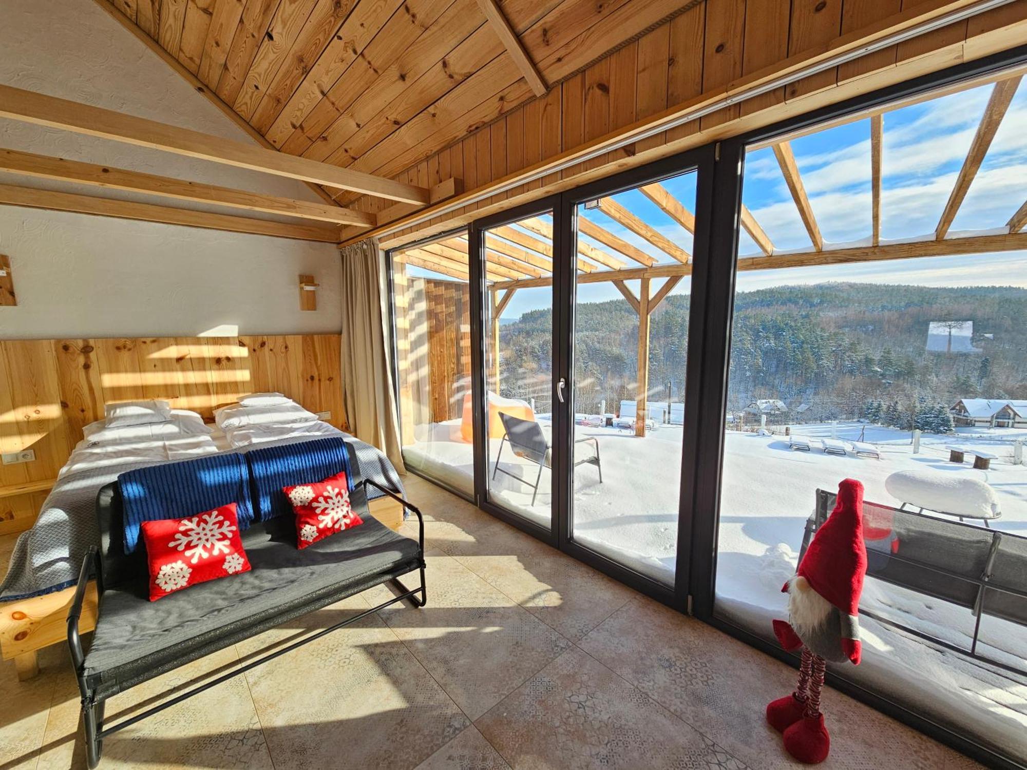 Chata W Bieszczadzie Apartamenty I Domki Z Sauna Bieszczady Polańczyk Exterior foto