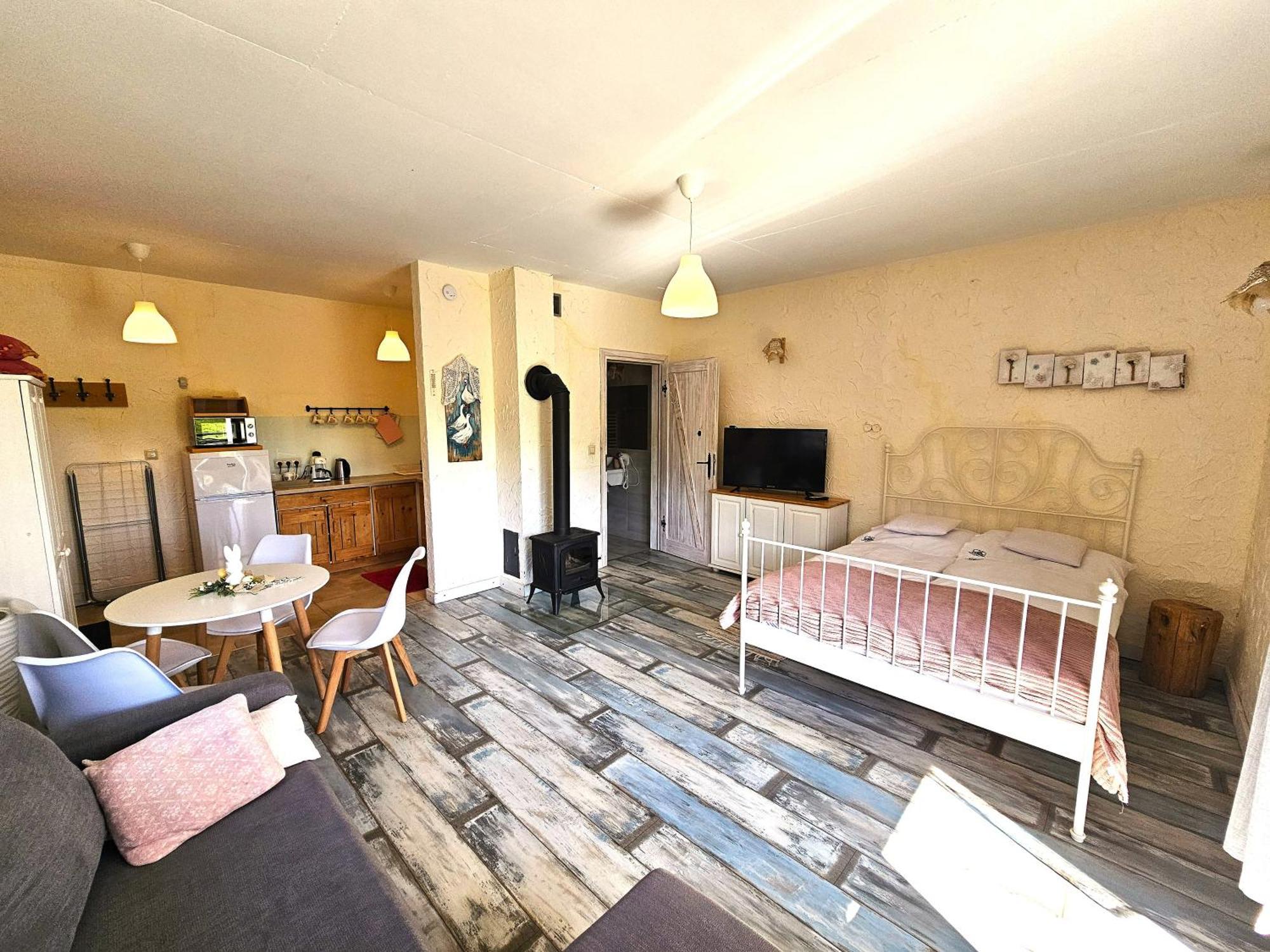 Chata W Bieszczadzie Apartamenty I Domki Z Sauna Bieszczady Polańczyk Exterior foto