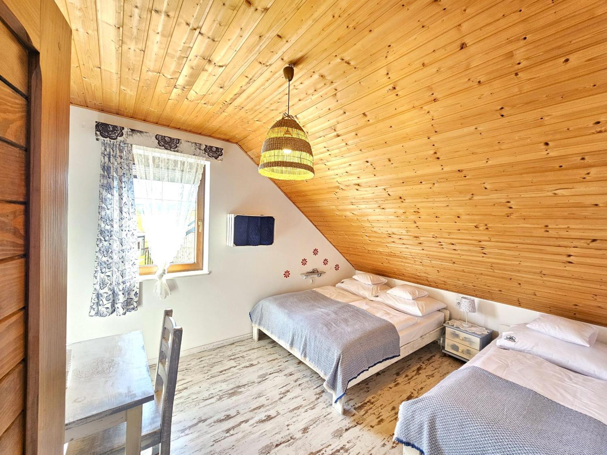 Chata W Bieszczadzie Apartamenty I Domki Z Sauna Bieszczady Polańczyk Exterior foto